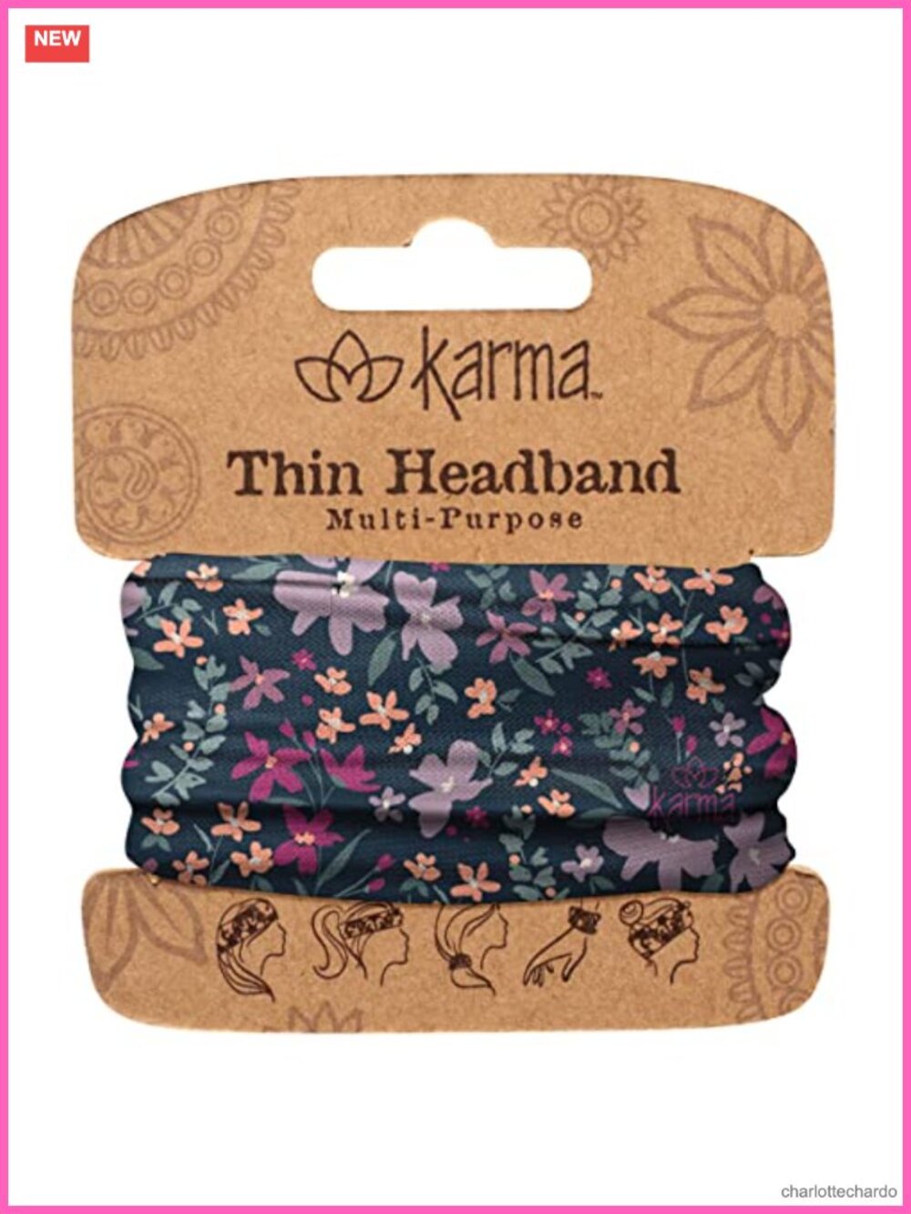 Women's Fabric Headband Stretchy Polyester Microfiber Hair Scarf Wrap